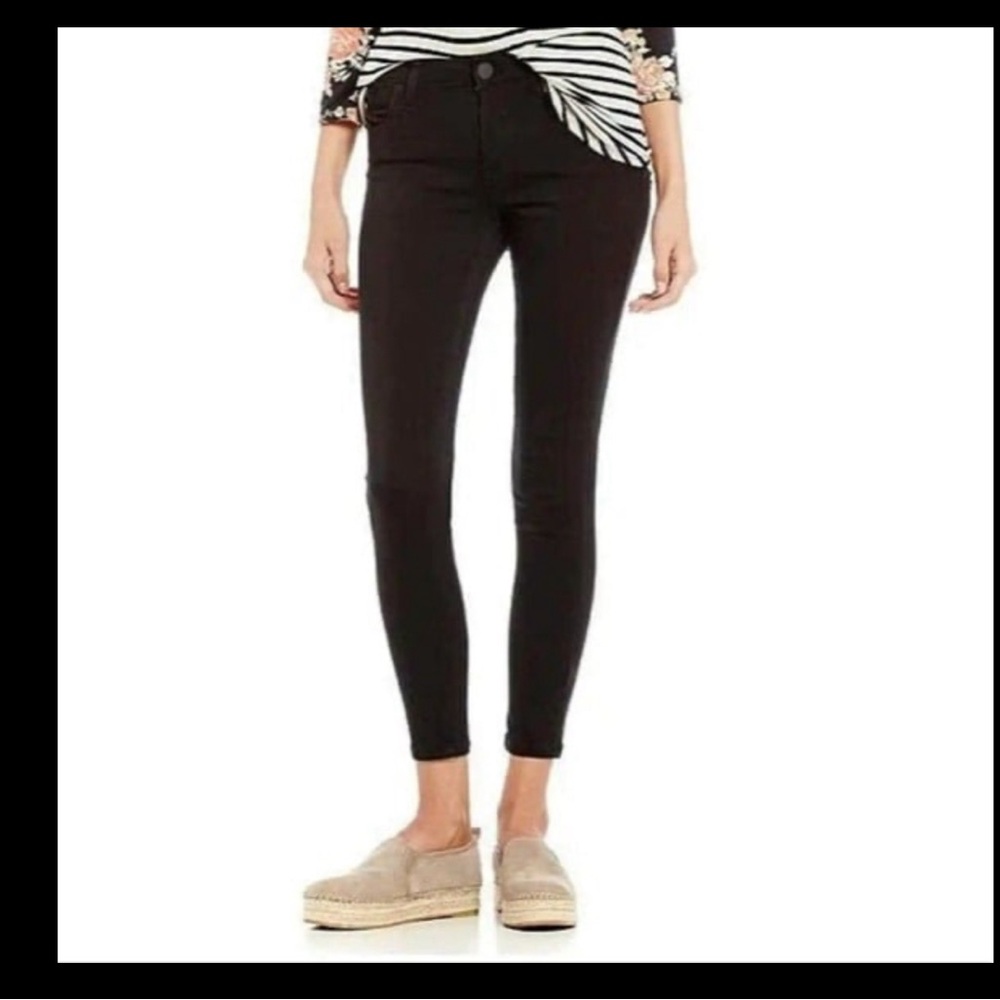 STS Blue Emma Mid Rise Ankle Black Skinny Jeans Size 30
